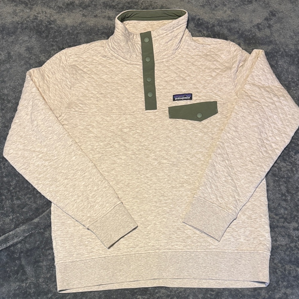 Patagonia Quilted Snap Pullover – Organic Cotton | Women’s Medium
